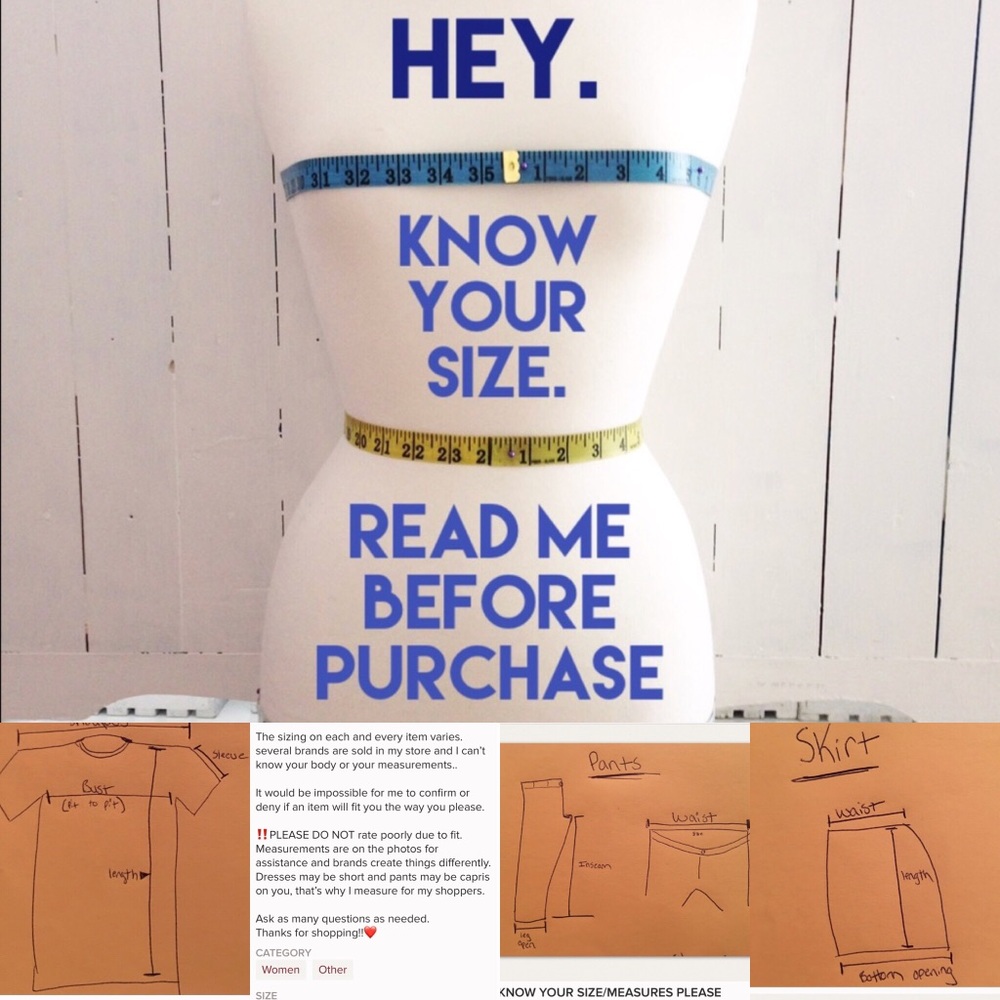Know Your Size BEFORE You Buy